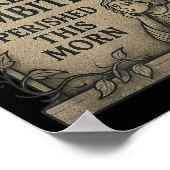 Du sollst nicht bummeln_ Ein mittelalterlicher Lei Poster (Ecke)