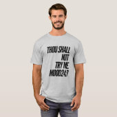 Du sollst T-Shirt (Vorne ganz)