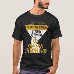 Du solltest dich nicht mit meinem deutschen Schäfe T-Shirt
