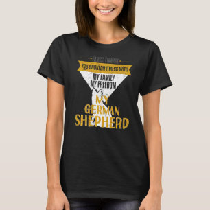 Du solltest dich nicht mit meinem deutschen Schäfe T-Shirt