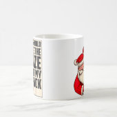 Du solltest die Größe meines Sackes Weihnachtsmann Kaffeetasse (Mittel)