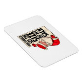 Du solltest die Größe meines Sackes Weihnachtsmann Magnet (Rechte Seite)