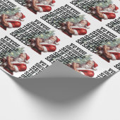 Du solltest die Größe meines Sacks sehen Geschenkpapier (Ecke)