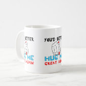 Du solltest mich besser noch einmal großartig umar kaffeetasse (Vorderseite Links)