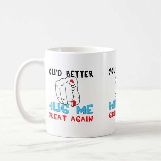 Du solltest mich besser noch einmal großartig umar kaffeetasse (Links)