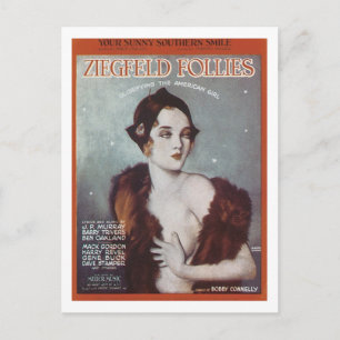 Du Sonniges Südliches Lächeln Ziegfeld Follies Son Postkarte
