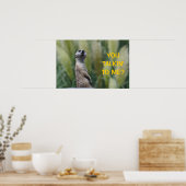 DU SPRICHST MIT MIR? - Poster/Druck Poster (Küche)