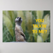 DU SPRICHST MIT MIR? - Poster/Druck Poster (Vorne)