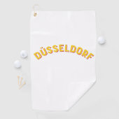 Dü sseldorf, Deutschland Vintag Arch Golfhandtuch (Insitu)