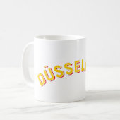 Dü sseldorf, Deutschland Vintag Arch Kaffeetasse (Vorderseite Links)
