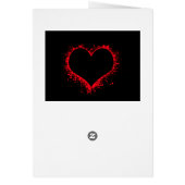 Du steckst den Mann in romantische Romantik-Karte (Hinten)