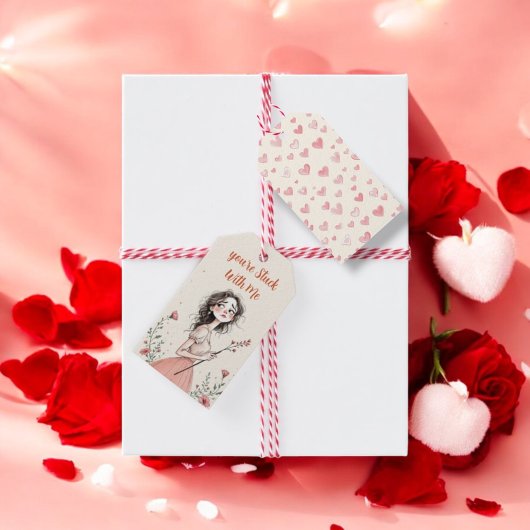 Du steckst mit mir fest geschenkanhänger