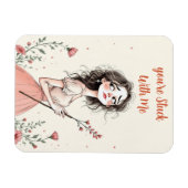 Du steckst mit mir fest magnet (Horizontal)