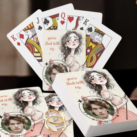 Du steckst mit mir fest spielkarten