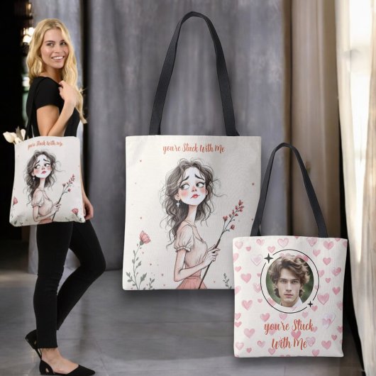 Du steckst mit mir fest tasche