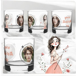 Du steckst mit mir fest whiskyglas