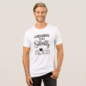 DU STILL JUDGING Tri-Blend SHIRT (Vorderseite voll)