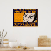 Du tötest mein Pahder-Poster Poster (Küche)