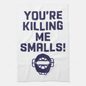 Du tötest mich an Kleinigkeiten! Geschirrtuch (Vertikal)