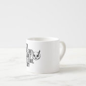 Du träumst auch von der Eule? Espressotasse (Vorderseite Rechts)
