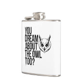 Du träumst auch von der Eule? Flachmann (Links)