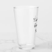 "Du trinkst, also bin ich" Philosophisches Denken Glas (Rechts)