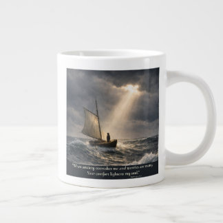 Du tröstest meine Seele Jumbo-Tasse