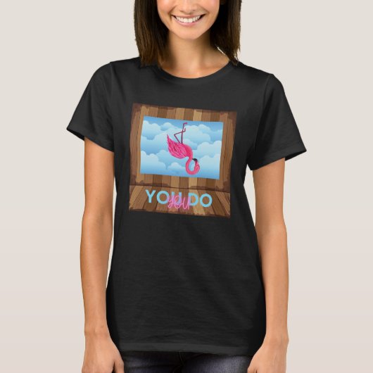 Du tust das Flamingo auf den Kopf T-Shirt (Vorderseite)