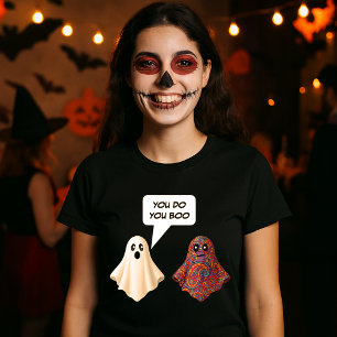 Du tust dir Boo Funny Paisley Ghosts Halloween T-Shirt