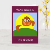 Du tust es vor! Gute Karte (Gelbe Blume)