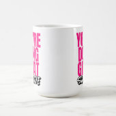 Du tust großen Schatz! Tasse (Mittel)