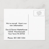 DU UND Antenne! - Gewohnte Adressenänderung Ankündigungspostkarte (Rückseite)