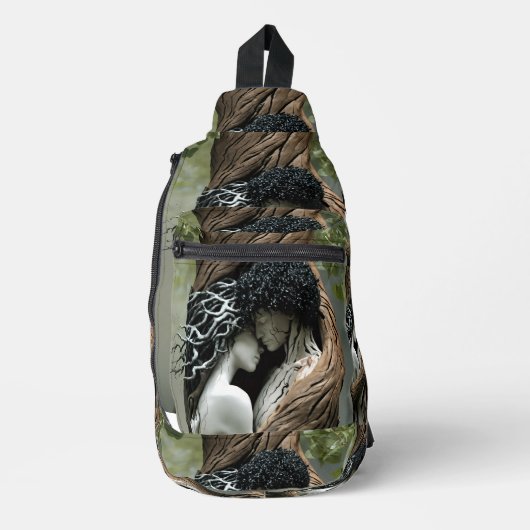 Du und ich für immer crossbody bag (Vorderseite)