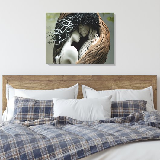 Du und ich für immer leinwanddruck (Insitu (Schlafzimmer))