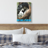 Du und ich für immer leinwanddruck (Insitu (Schlafzimmer))
