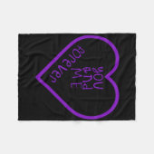 Du und ich für immer Sticker2 Fleecedecke (Vorderseite (Horizontal))