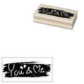 Du und ich gummistempel (Stempel)