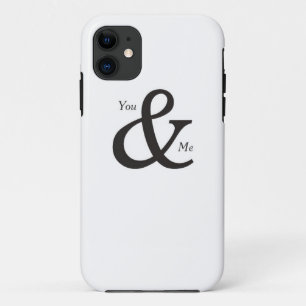 Du und ich in Weiß und Schwarz Case-Mate iPhone Hülle