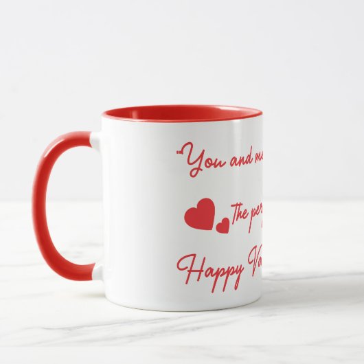 Du und ich Kaffee und Liebe Tasse (Links)