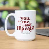 Du und ich Minimalistisch Kaffeetasse