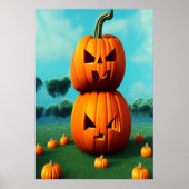 Du und ich, Pumpkin | AI Art Poster (Vorne)