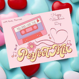 Du und ich sind der perfekte Mix lustigen Valentin Feiertagskarte