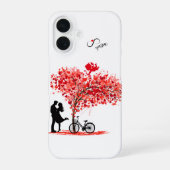 Du und Ich, und Cupid iPhone 16 Hülle (Rückseite)