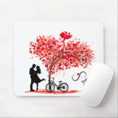 Du und ich, und Cupid-Mauspad Mousepad (Mit Mouse)