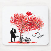 Du und ich, und Cupid-Mauspad Mousepad (Vorne)