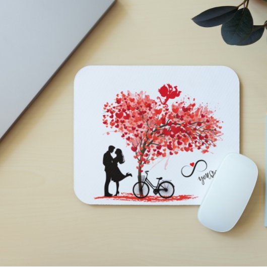 Du und ich, und Cupid-Mauspad Mousepad