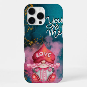 Du und ich Valentinstag Gnom iPhone 16 Pro Max Hülle