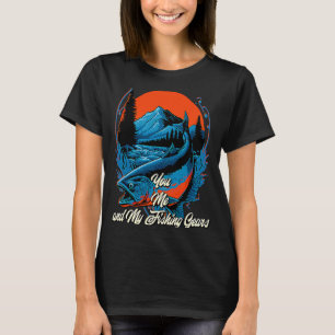 Du und meine Fanggeräte Paare Liebe Herz T-Shirt