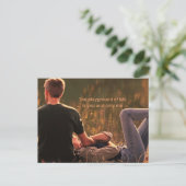 Du und nur ich Postkarte (Stehend Vorderseite)