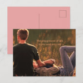 Du und nur ich Postkarte (Vorne/Hinten)